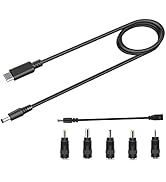 USB Type C to DC 9V 0-3A PD Fast Charging Cable for Elliptical Machine Exercise Bike Arduino UNO ...