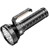 UNROEVS W322-2 Brightest Flashlight 58000 Lumens, Super Bright &amp; Most Powerful Flashlight Upgrade...