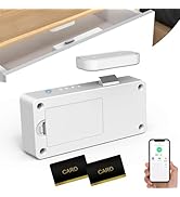 eLinkSmart Smart Cabinet Lock, Hidden No Drill Adhesive Magnetic Baby Proofing Child Proof Drawer...
