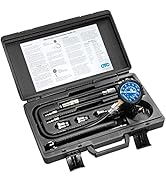 OTC 5605 Deluxe Compression Tester Kit for Gasoline Engines with Easy to Read 2-1/2" Dual Scale G...