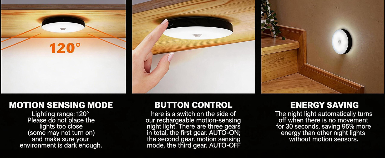 Magnetic Puck Lights