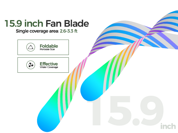 rechargeable fly fan