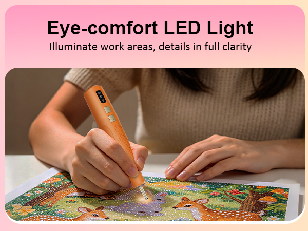 diamond art pens with light