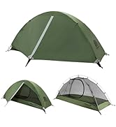 1/2 Person Backpacking Tent for Camping - Ultralight &amp; Waterproof Outdoor Camping Tent, Easy Set ...