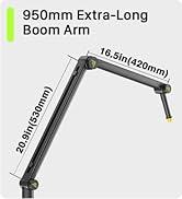 950mm Extra-Long Boom Arm