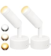 SUNVIE LED Spot Lights Indoor 3W Up Lights Indoor Spotlight with Memory Function 3000K/4000K/5000...