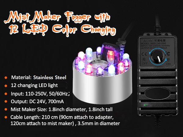 mist maker with foggy controller