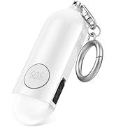 Personal Alarm for Women Rechargeable 130dB Loud Beeping Sound Siren LED Light Running Safety Key...