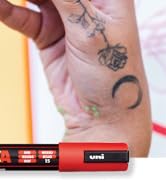 8 Posca Paint Markers, 5M Medium Posca Markers with Reversible Tips, Posca Marker Set of Acrylic ...