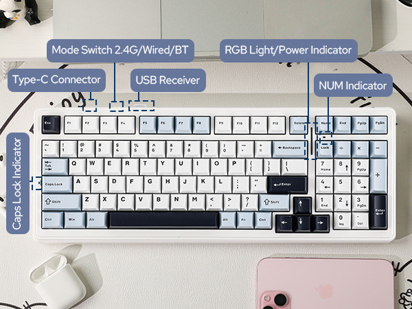 AULA F99 gaming keyboard