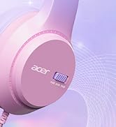 Acer Kids Headphones, 74/85/94dB Volume Limiter, Foldable Wired Over Ear Headphones for Travel, 3...