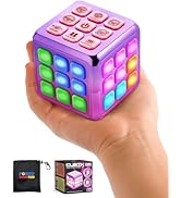 Power Your Fun Cubik LED Flashing Cube Memory Game- Electronic Handheld Game STEM Toy, 5 Brain Me...