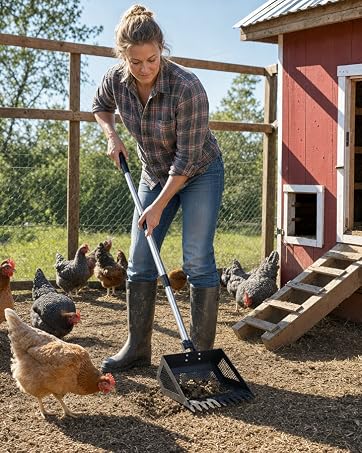 chicken poop scooper