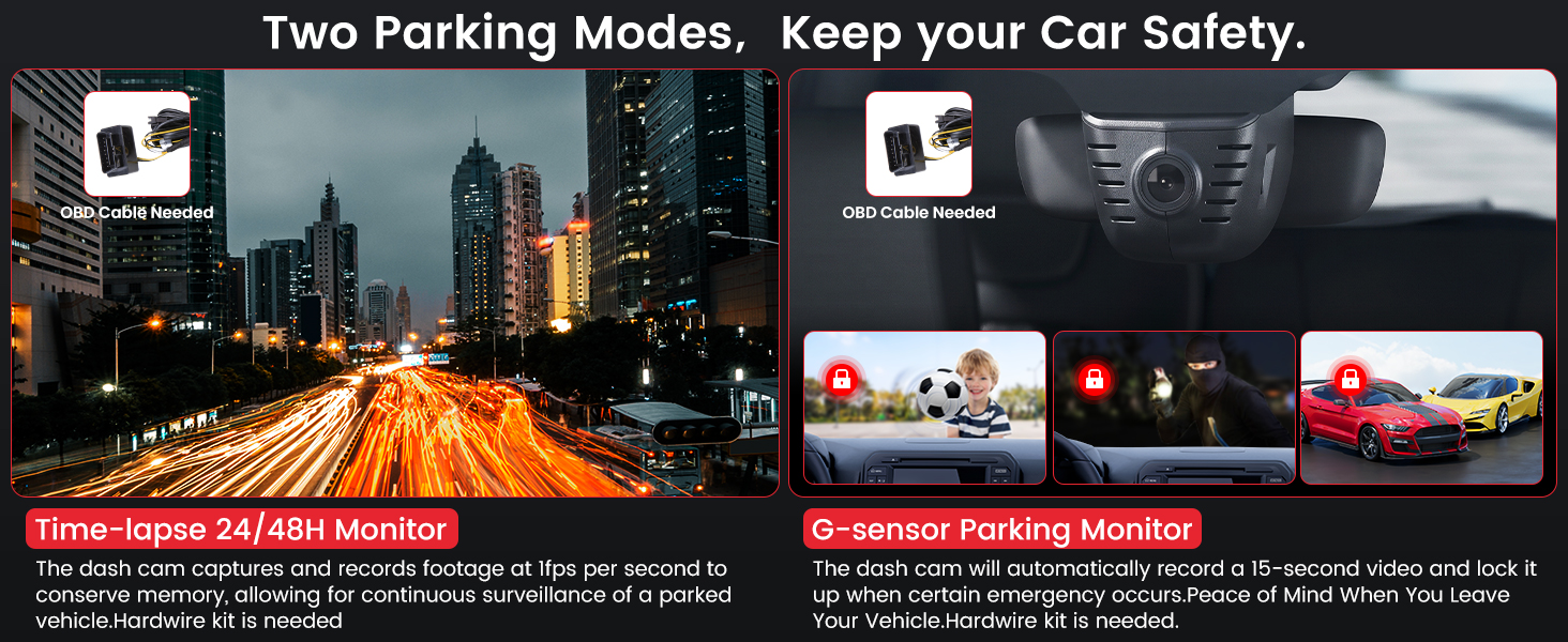 audi dashcam parking mode