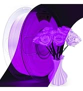 Amolen Glow in The Dark Pla Filament,Shiny Silk &amp; Glow 3D Printer Filament Pla Glow Pla Filament ...