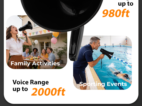 Rechargeable Megaphone