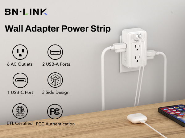 multi plug outlet with usb ports