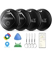 Delumu Air Tracker Android, 2026 New Smart Tags-4 Pack Android Tracker for Google'S Find Hub App,...