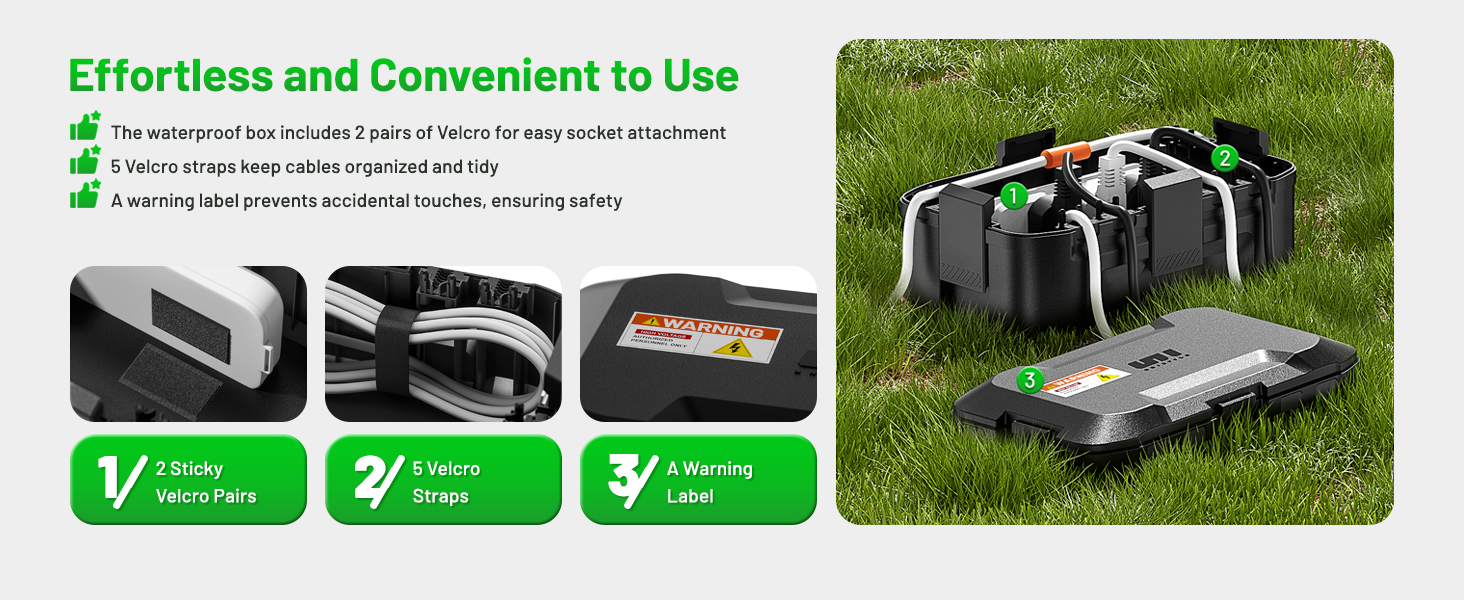 waterproof extension cord cover