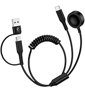 2 in 2 Samsung Watch Charger USB C Fast Charging Cable for Samsung Galaxy Watch 8/7/Ultra/6/6 Cla...