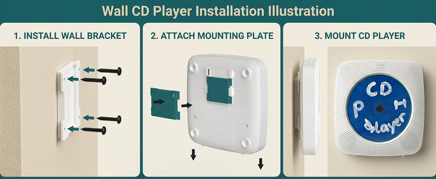 wall cd player