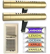 Vent Scent Whole Home Air Freshener | 10 Scented Sticks Included | Passive Essential Oil Diffuser...