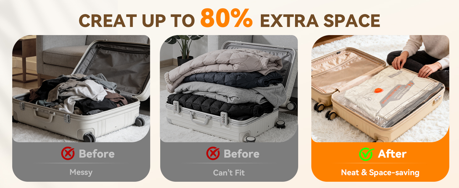 save 80% space