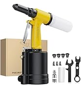 AMTOVL Pneumatic Riveter - 3097LBF/3097LBF Pulling Pneumatic Rivet Gun, Heavy-Duty Air Pop Rivete...