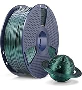 Galaxy PLA 3D Printer Filament, Sparkling and Dazzling PLA Filament 1.75mm, Neatly Wound 3D Filam...