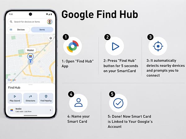 TRSC001CF-Google Find Device app pairing and connection guide