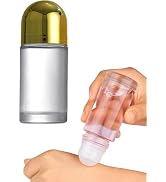 PurYupearl 50ml Glass Essential Oil Roller Bottles,Empty Roller Bottle with Plastic Roller Ball,L...