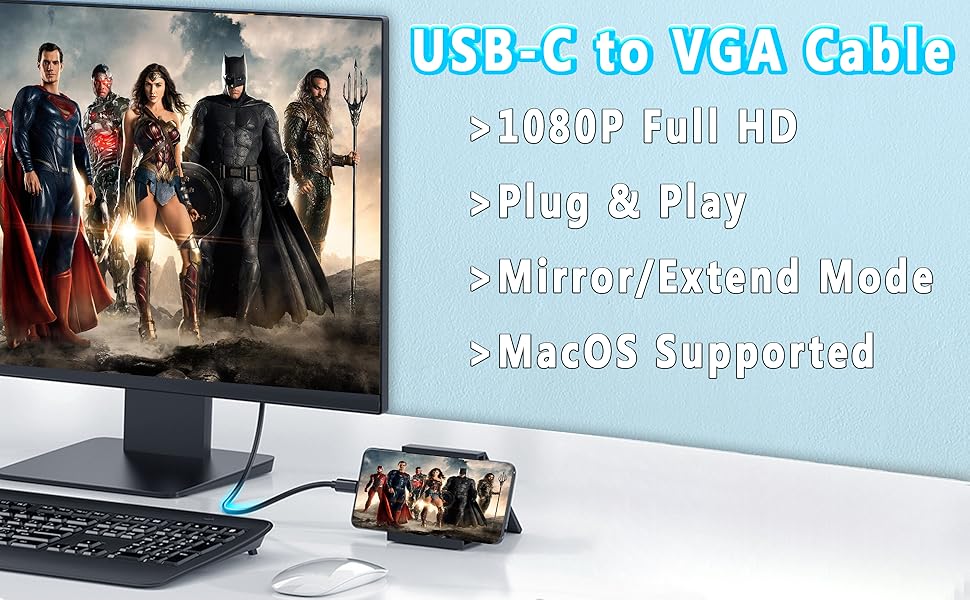 usb c to vga adapter