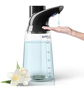 Summon The Elves Automatic Liquid Soap Dispenser Touchless,Black 4-Level Adjustable Modern Type-C...