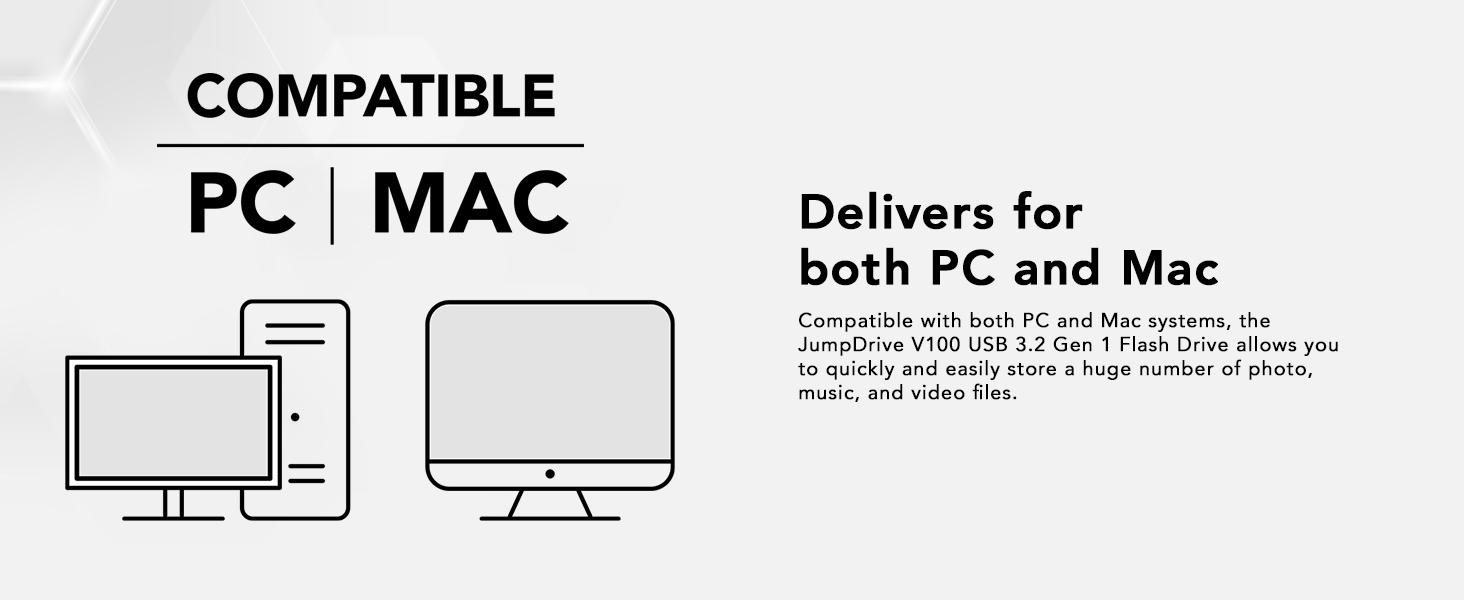 Delivers for both PC and Mac