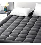 EASELAND Queen Size Mattress Pad Pillow Top Mattress Cover Quilted Fitted Mattress Protector Cott...