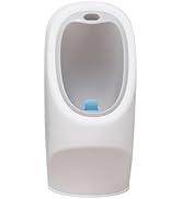 Nuby My Real Training Urinal - Freestanding - With Life-Like Flush Button and Sound - Potty Train...