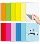 Dry Erase Board Sticker-Whiteboard Stickers-8.3''x11.7'' Washable+Removable Dry Erase Sheets-Reus...