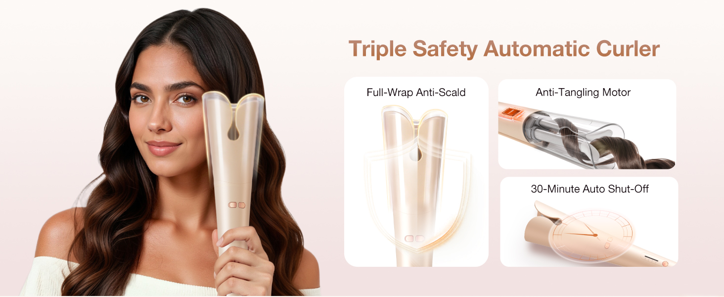 rotating curling iron
