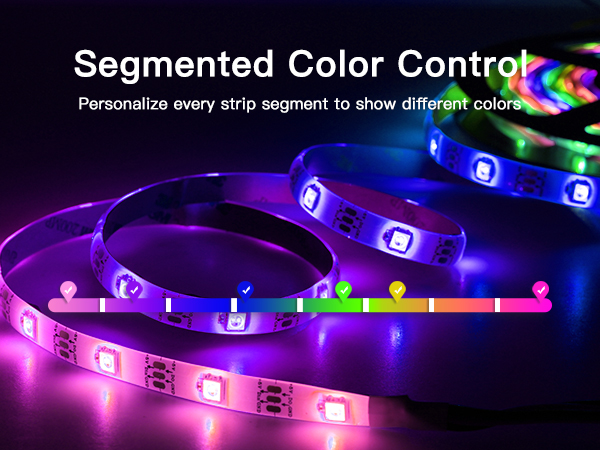 segmented color