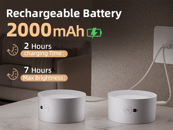 rechargeable wall lights