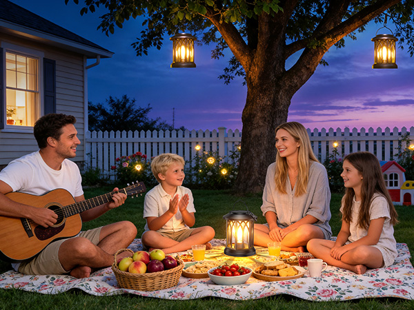 outdoor solar lamp