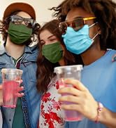 TeNice Face Masks Disposable 100 Pack, 4 Ply ASTM Level 3 Medical Grade, Breathable for Adult Out...