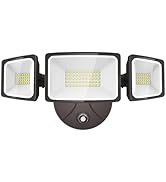 Onforu 60W LED Dusk to Dawn Security Light, 6000LM Exterior Flood Light, IP65 Waterproof Outdoor ...