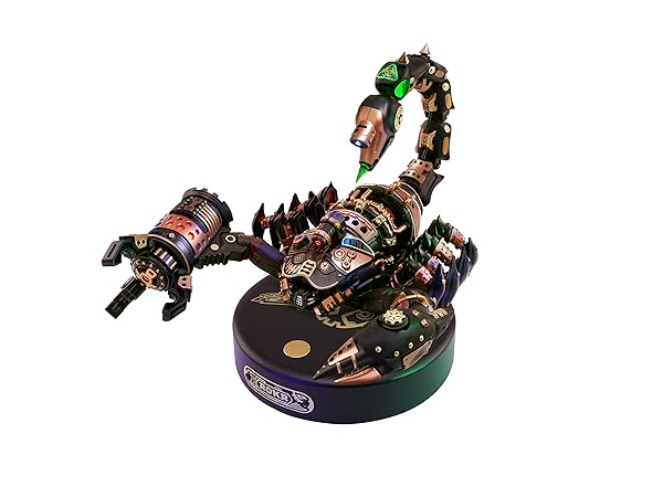ROKR Hammerhead Shark 3D Puzzle for Adults, Mechanical Model Building Kit STEM Project, Unique Desk ...