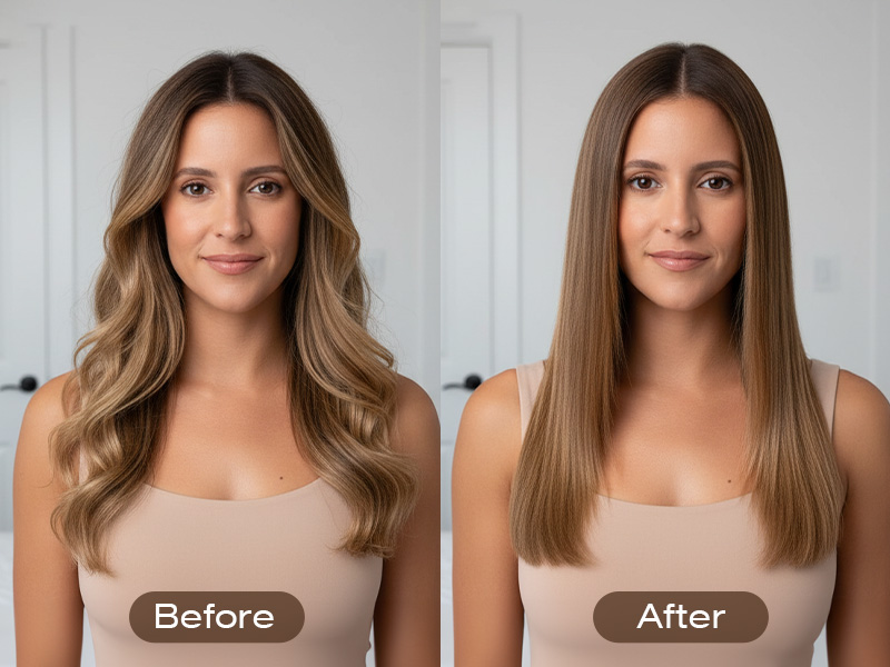 Steam Hair Straightener
