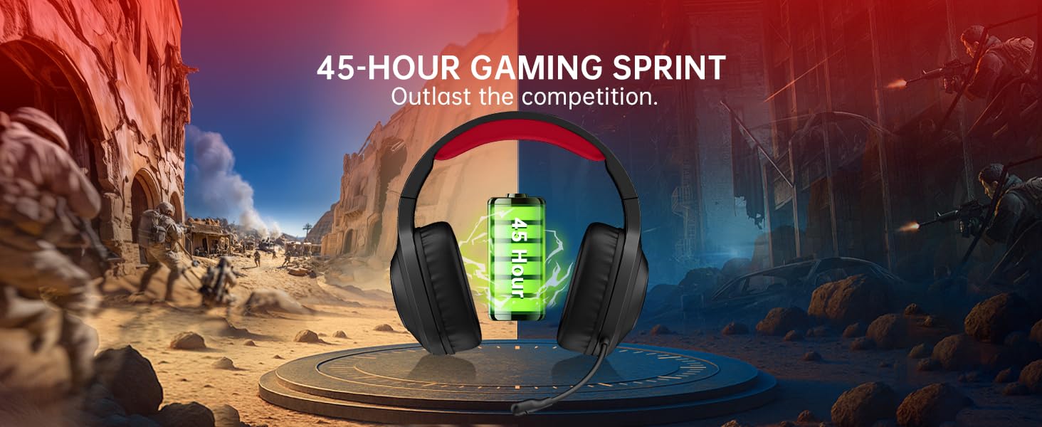 wireless ps5 headset with mic headset with mic gaming bluetooth pc headset