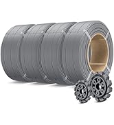 SUNLU 4KG PLA+2.0 3D Printer Filament Refill, High Toughness PLA+ Filament Bundle, No Spool 3D Fi...