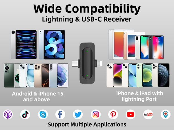 2 in 1 mic for iphone and android