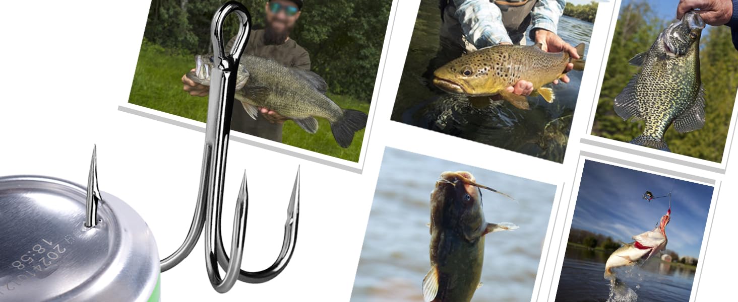 Treble Fishing Hooks