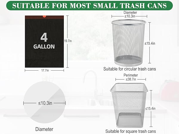 4 gallon bags